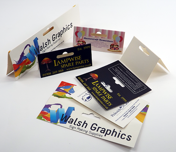 Folding Header Cards 240mm x 42mm – Cardworks Ltd